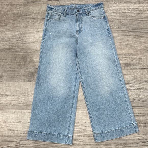 a.n.a a new approach Denim - Light Blue Wide-Leg Women's Jeans
